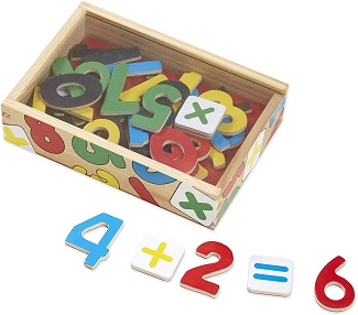 Magnetic Letters and Numbers