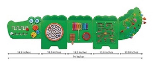 Crocodile Activity Wall Panels