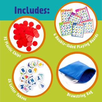 Alphabet Bingo-Letter Recognition, Letter-Object Association, Concentration Skills