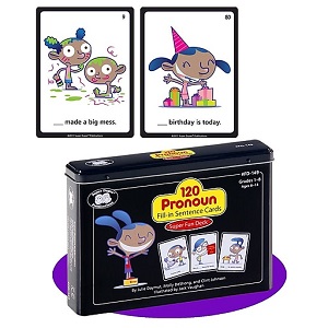 120 Pronoun Fill-in Sentence Cards