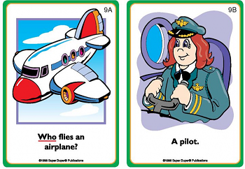 Ask & Answer 'WH' Question Card Combo