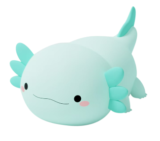 Happy Axolotl Night Light - Green