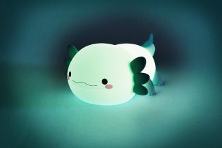 Happy Axolotl Night Light - Green