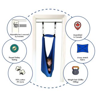 Doorway Swing Kit Combo, Classic Swing and Sensory Swing