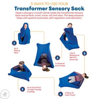 Transformer Sensory Sack-size small for ages 4 to 10