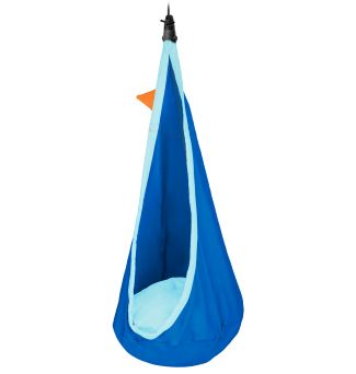 Joki Hanging Nest Swing in Organic Cotton - Blue