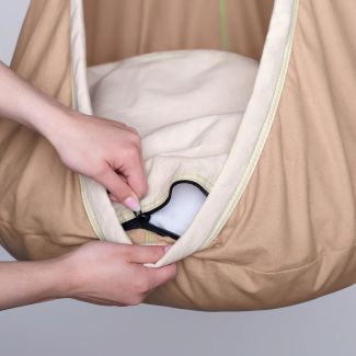 Joki Hanging Nest Swing in Organic Cotton - Blue