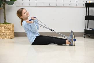 Body Fidget-Resistance Tubes with Handles